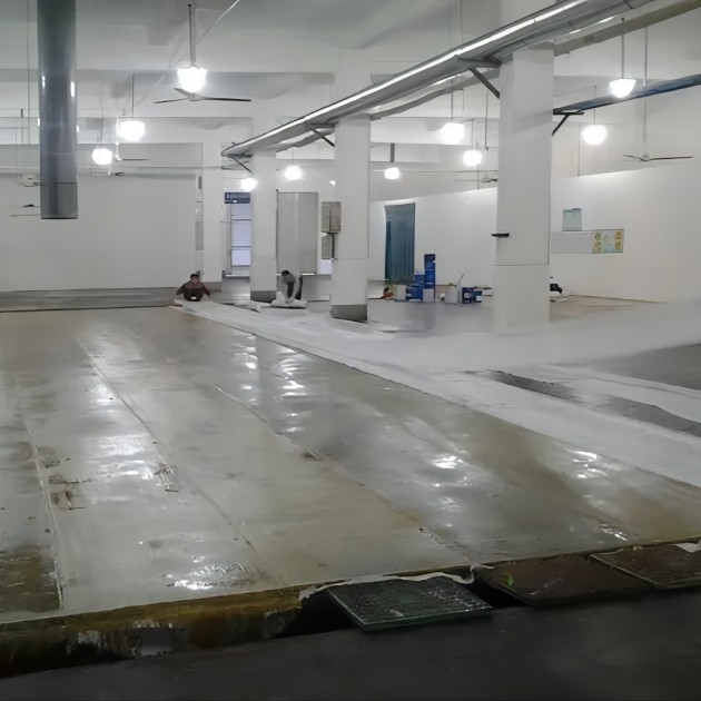 三河防腐蚀地坪,环氧玻纤地坪，玻纤工业地坪，环氧玻纤布地坪,乙烯基玻纤布地坪产品图3